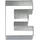 Städter Ausstechform, Edelstahl, Buchstabe "E", Silber