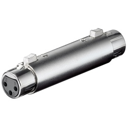 Goobay XLR-Adapter/-Kupplung, Buchse zu Buchse - XLR-Buchse (3-Pin) > XLR-Buchse (3-Pin)