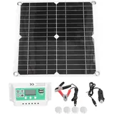 40w 18v Monokristallines Silizium-solarpanel, Flexibel, Mit 20a Laderegler Für Camping Und Wandern