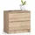 milord furniture Kommode K60 mit 2 Schubladen 60 x 55 x 40 cm Braun