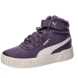 Puma Jungen Mädchen Carina 2.0 Mid WTR PS Sneaker, Midnight Plum-Alpine Snow Gold, 28 EU