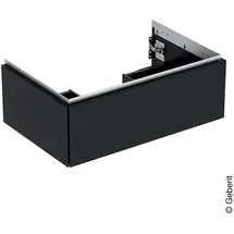 Geberit Waschtischunterschrank 1 Schublade 74 x 26,6 x 47 cm Schwarz
