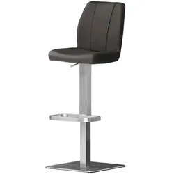 Barhocker Leder  ¦ schwarz ¦ Maße (cm): B: 41 H: 89 T: 52.0