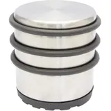Wagner Boden-Türstopper Big Disk Tower EH 5072 Edelstahl-Optik Ø 70 mm x 70 mm