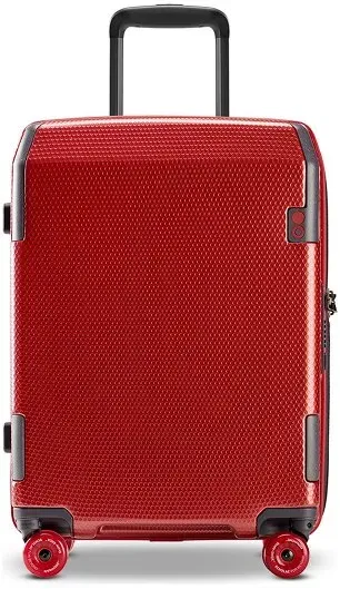 Echolac Logic Pro 4 Rollen Kabinentrolley 55 cm mit Dehnfalte  rot