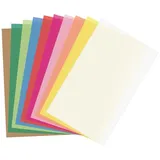 30 Blatt Transparentpapier / DIN A4 / 10 Farben