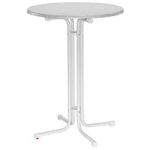 MFG Klapptisch Werzalit Ø 80 x 115 cm weiß