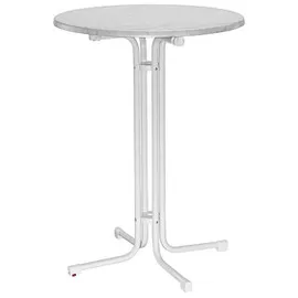 MFG Klapptisch Werzalit Ø 80 x 115 cm weiß