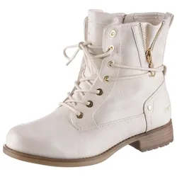 Winterboots, Blockabsatz, Winterstiefelette, Schnürboots mit Nieten besetzt, Gr. 42, ice-used, , 71299524-42