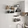 [en.casa] Strängnäs Wandregal 60 x 15 x 50 cm Weiß