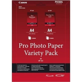 Canon VP-101 Pro Photo Paper Variety Pack Fotopapier weiß, A4 (6211B020)