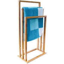 MSV Handtuchständer 3 Stangen Beige