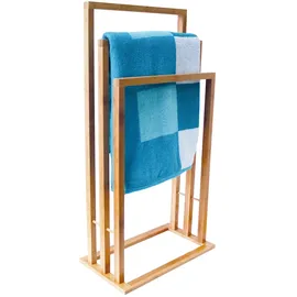 MSV Handtuchständer 3 Stangen Beige