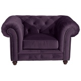 Max Winzer Max Winzer® Chesterfield-Sessel »Old England«, mit edler Knopfheftung lila