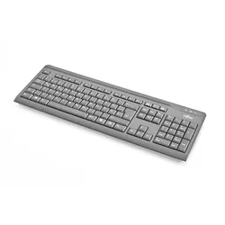 Fujitsu KB410 - Tastatur - USB - Russisch - Schwarz