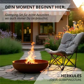 Eclipse Campingstuhl Herkules Grau