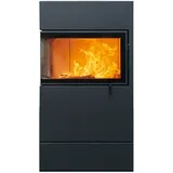 AUSTROFLAMM Kaminofen | Dexter 2.0 | rechts | 6,0 kW | Keramott Carbon Grey