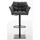 CLP 2er Set Barhocker Damaso Kunstleder grau/schwarz