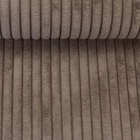 Polsterstoff Möbelstoff Cord-Samt WANJA | grob gerippt | Abriebfestigkeit >90.000 Zyklen | 17 Farben (beige)