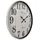 GLOBO Wanduhr 50,6 cm D 50,6 cm weiß