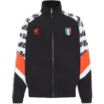 lotto Herren, Trainingsjacke Sportjacke loose fit, 1325017 schwarz, - im Retrodesign (Calcio '93)