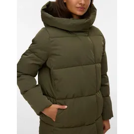 Vero Moda Steppmantel VERO MODA "VMSTELLA COAT NOOS", Damen, Gr. S, grape leaf, Steppware, Obermaterial: 100% Polyester, unifarben, kniefrei, Mäntel Steppmantel