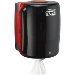TORK Putztuchspender 1 Rolle schwarz, rot