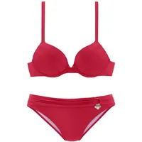 s.Oliver Push-Up-Bikini Damen Rot 36 Cup A