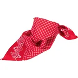 Myrtle Beach Unisex Trachten Tuch rot/weiß