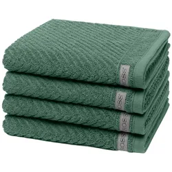 ROSS Smart 4er Set Handtuch Kiefer Petrol 