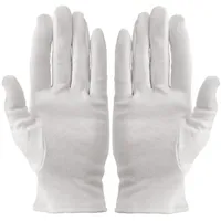 megro SOFT line Baumwollhandschuhe Weiß XS