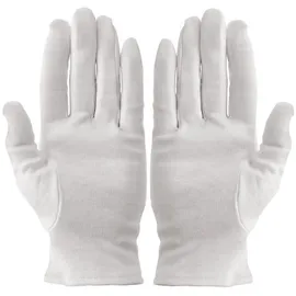 megro SOFT line Baumwollhandschuhe Weiß XS