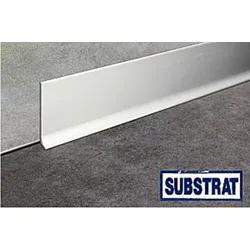 Faktum SUBSTRAT Sockelleisten aus Aluminium, silber eloxiert