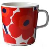 Marimekko - Oiva Becher 0,4 l weiß rot