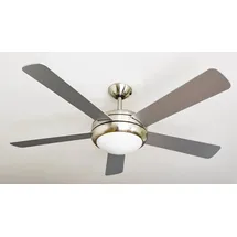 AireRyder Ursa 132 cm Deckenventilator silber/walnuss mit Licht inkl. Fernbedienung