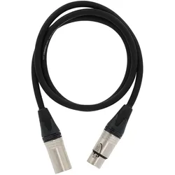 Klang Mikrofonkabel Neutrik High End XLR Male - Female - 1 Meter. - Mikrofonkabel