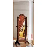 JVmoebel Standspiegel Brauner Standspiegel mit Holzrahmen – Bodenspiegel groß (1-St., Spiegel), Made in Europa braun