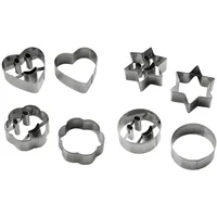 Zenker FACKELMANN Ausstecher Smiley INOX, Edelstahl, Silber, Durchmesser ca.