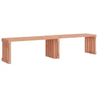 Furnicato Gartenbank Ausziehbar 212,5x40,5x45 cm Massivholz Douglasie