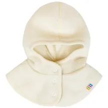 Joha Baby Kinder Unisex Schalmütze aufknöpfbar Balaclava Merino-Wolle, Größe:41, Farbe:Natur - 41