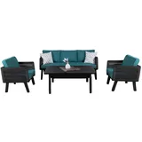 aea Lounge Set 4-tlg. Blau