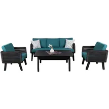 aea Lounge Set 4-tlg. Blau