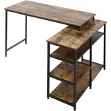 Homcom Schreibtisch, Spanplatte Metall