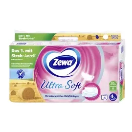 Zewa Ultra Soft 4-lagig 8 Rollen