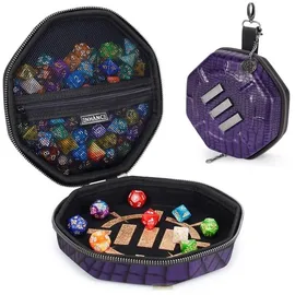 enhance gaming Enhance Tabletop Collector's Edition Dice Case Purple Dragon Scales