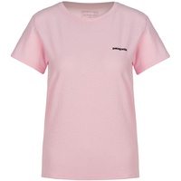 Patagonia Damen T-Shirt P-6 Logo Responsibili rosa | XL