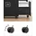 VASAGLE Aktenschrank 40 x 54,4 x 43,8 schwarz