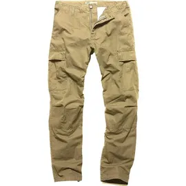 Vintage Industries Tyrone BDU, Cargohose | Dunkelkhaki - W34