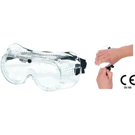 KS Tools Schutzbrille mit Gummiband-transparent, EN 166