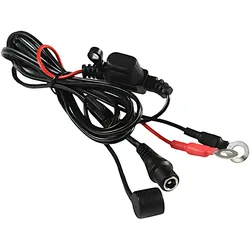 Macna Motorrad-Batterie Anschlusskabel, schwarz